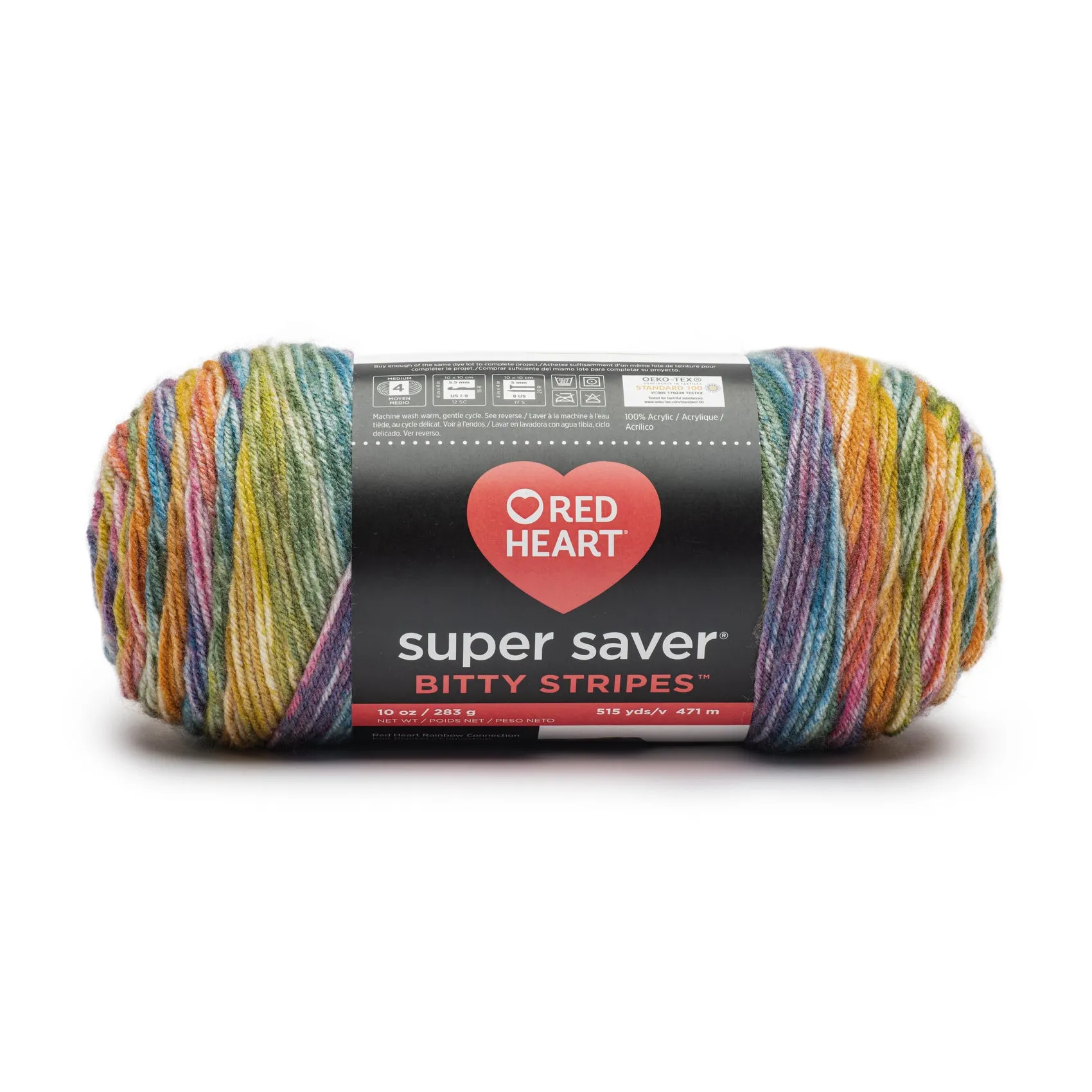 Red Heart Super Saver Bitty Stripes Yarn