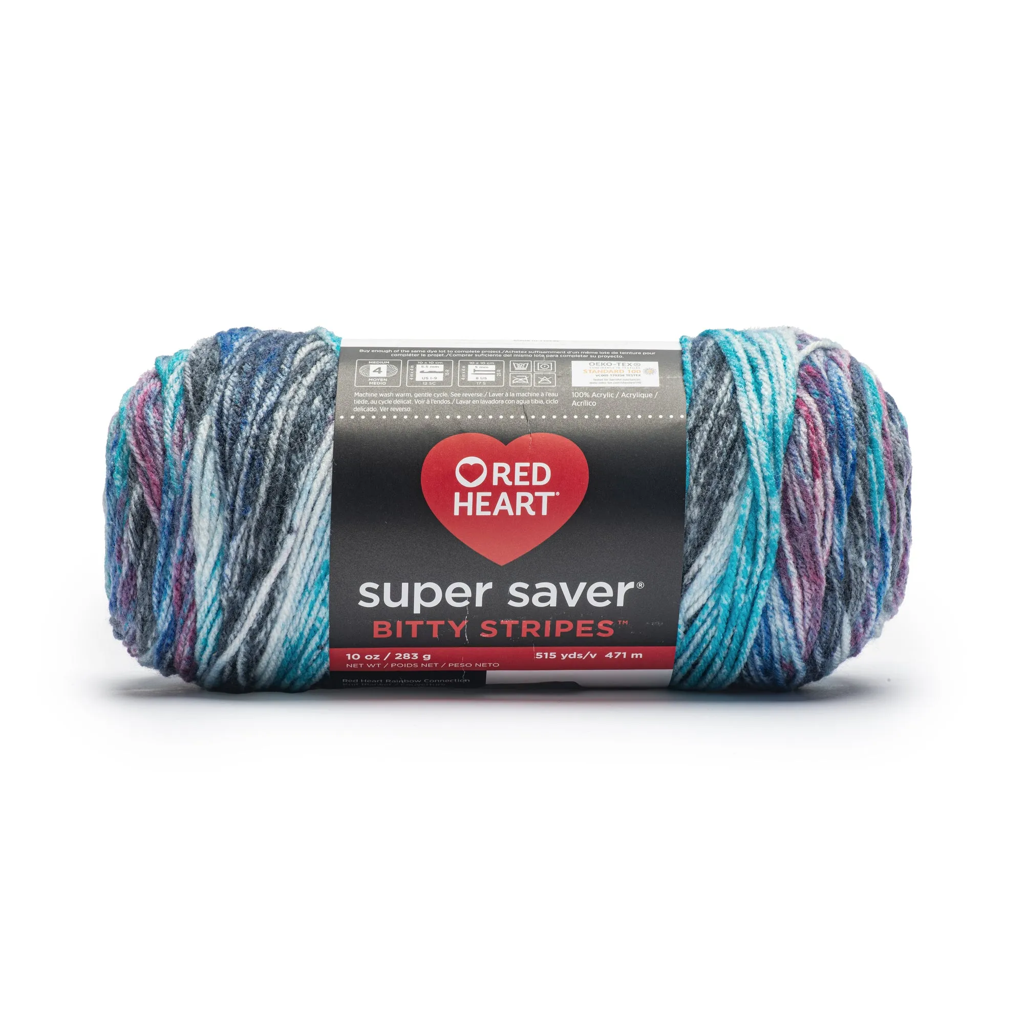 Red Heart Super Saver Bitty Stripes Yarn