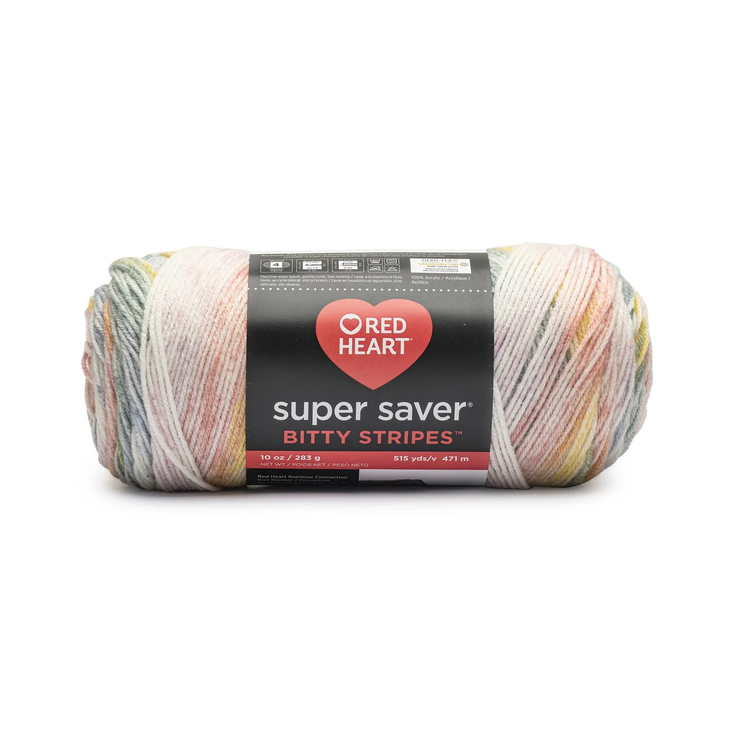Red Heart Super Saver Bitty Stripes Yarn