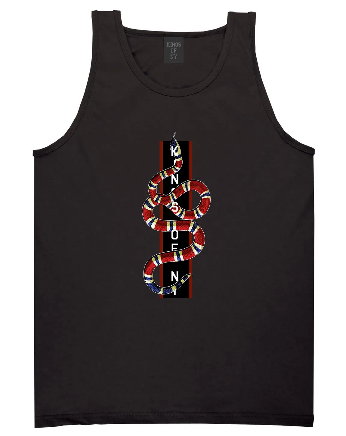 Red Snake Mens Tank Top Shirt