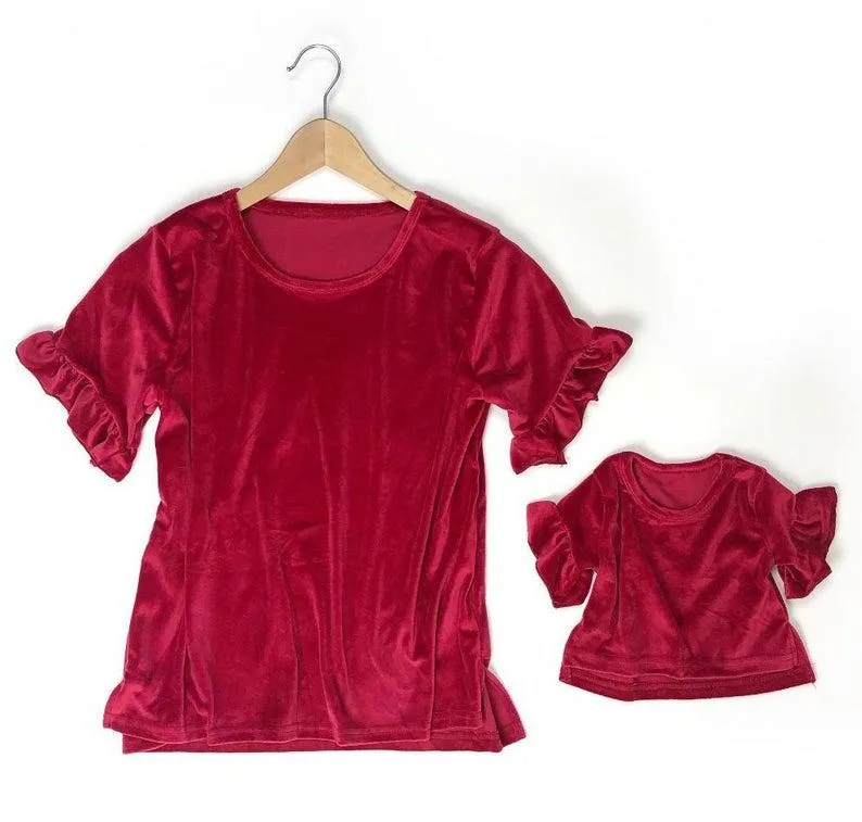 Red Velvet Matching Shirts