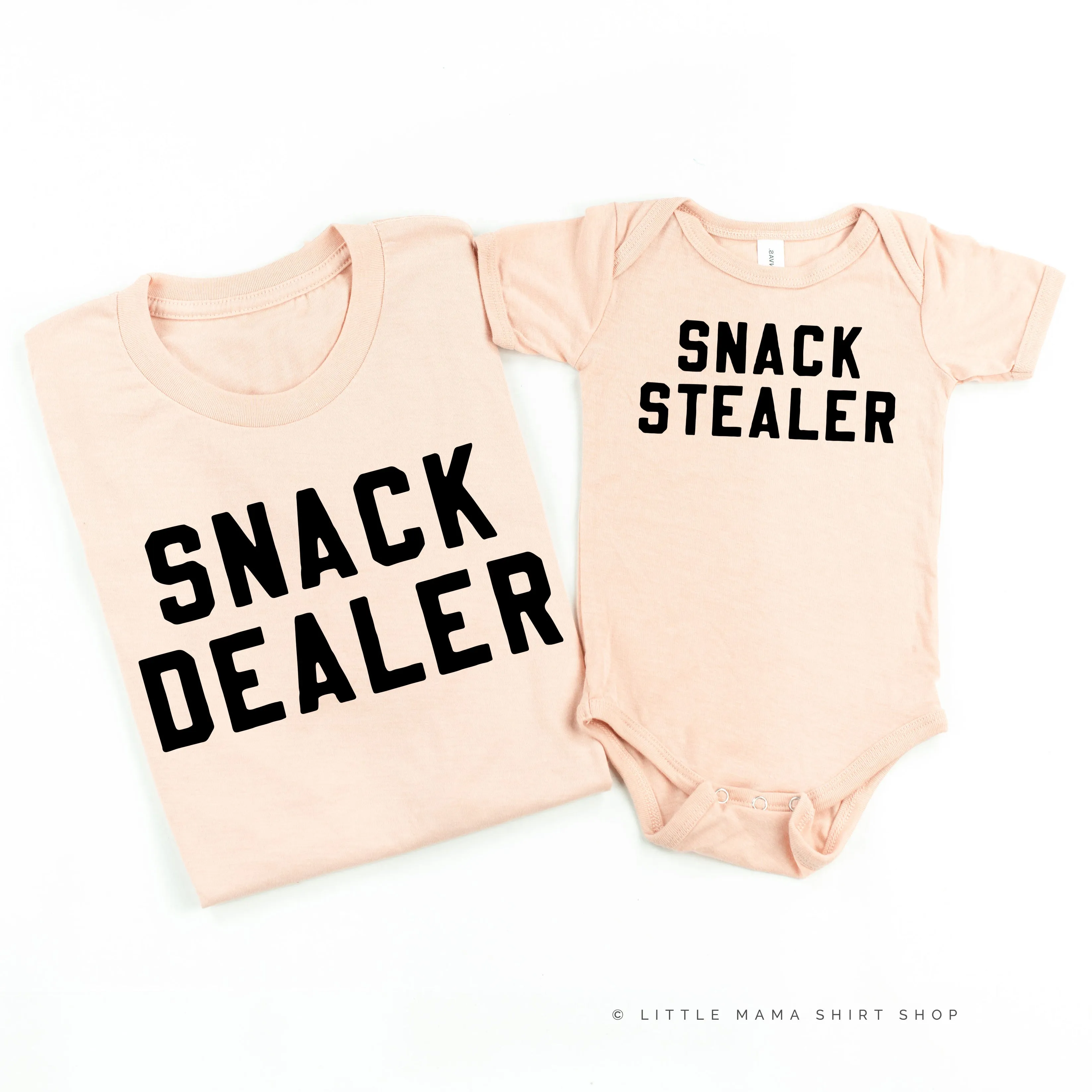 Snack Dealer   Snack Stealer - Set of 2 Shirts