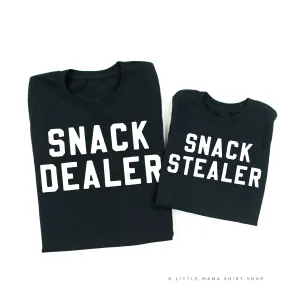 Snack Dealer   Snack Stealer - Set of 2 Shirts
