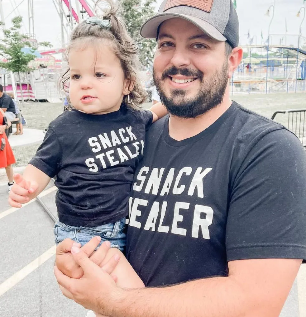 Snack Dealer   Snack Stealer - Set of 2 Shirts