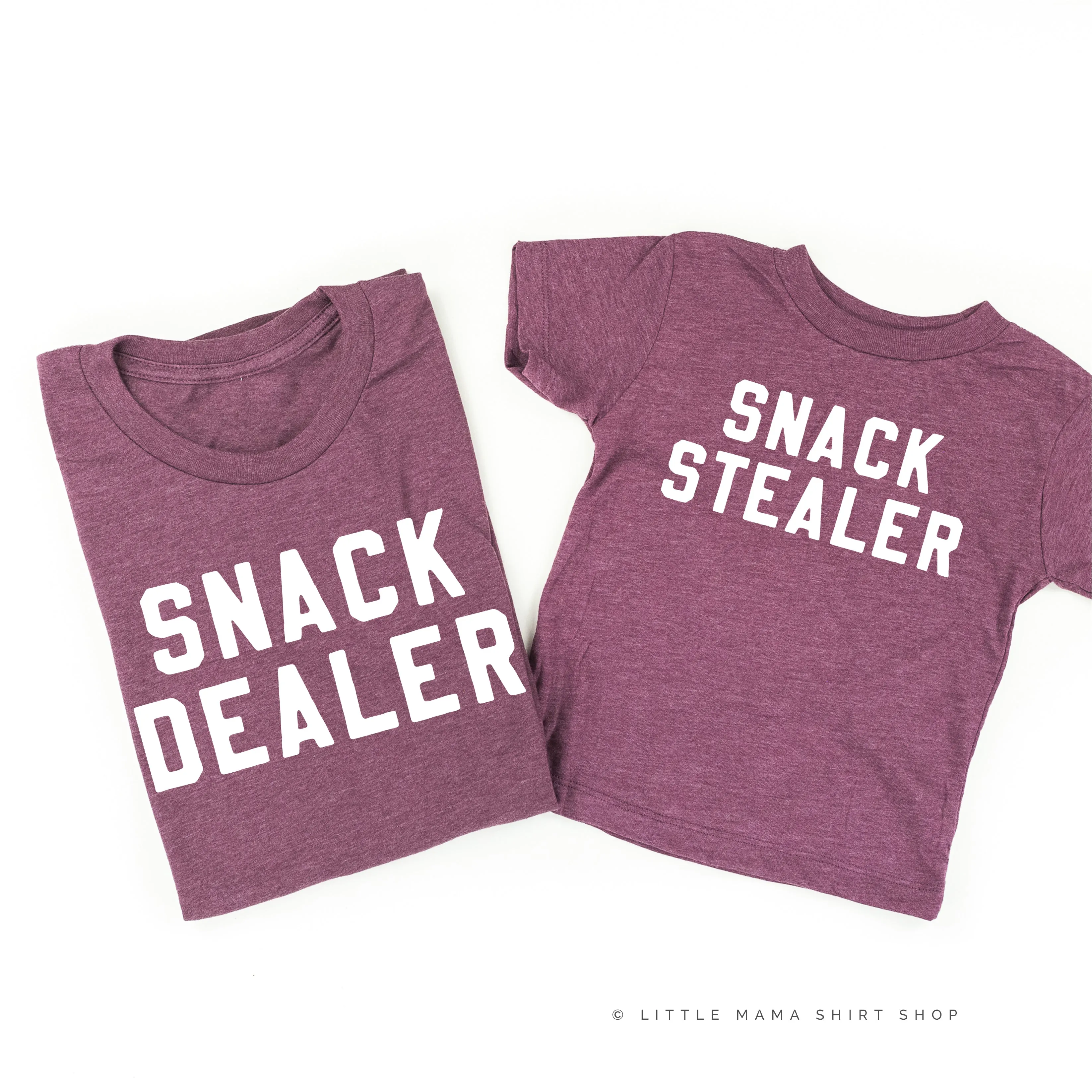 Snack Dealer   Snack Stealer - Set of 2 Shirts