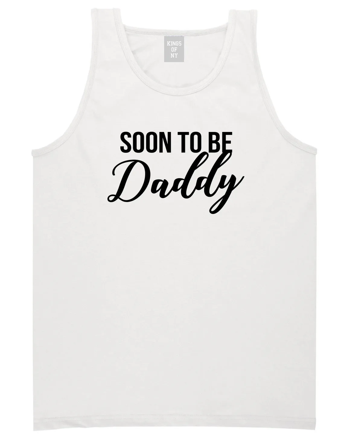 Soon To Be Daddy Pregnancy Announcement Mens Tank Top Shirt