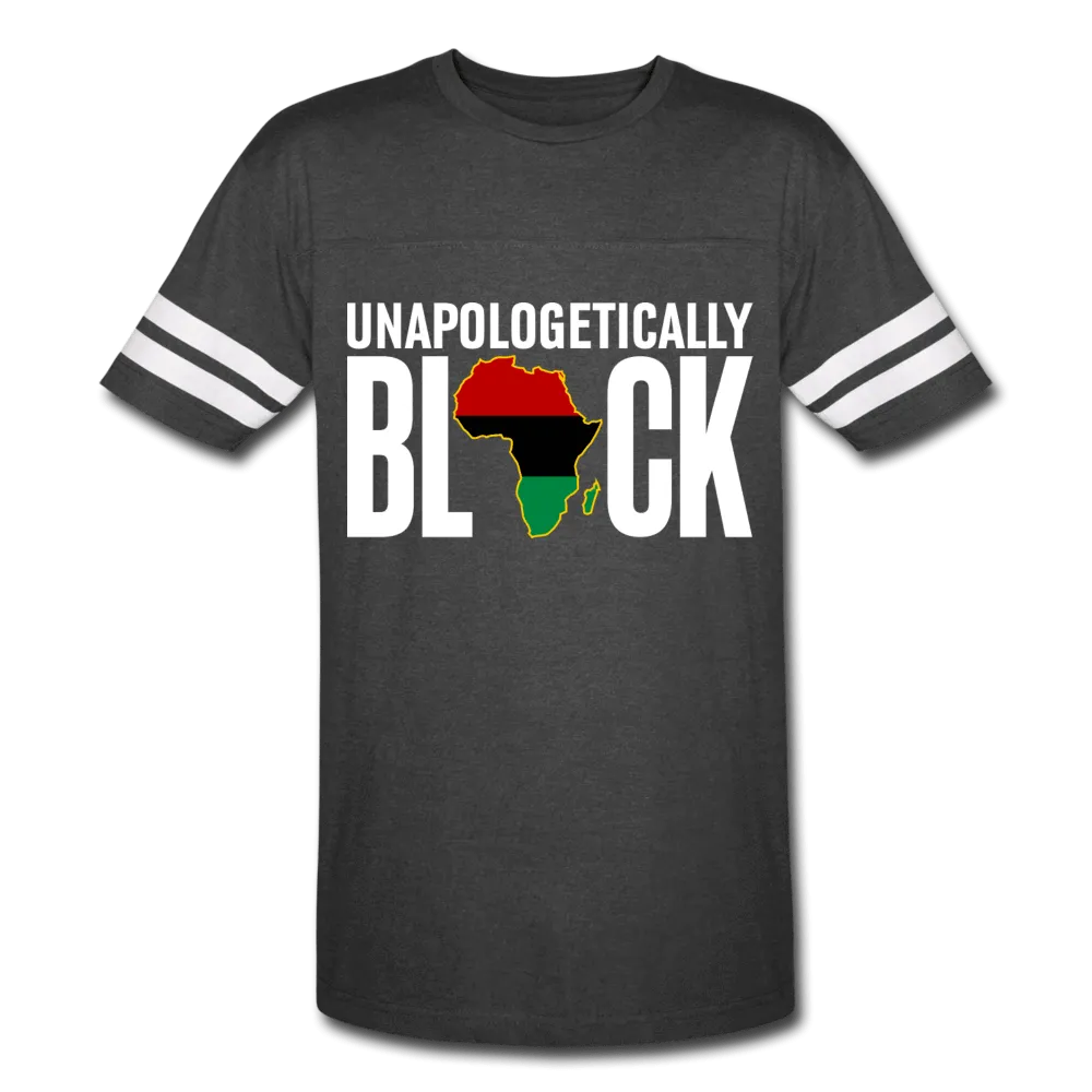 Unapologetically Black Pan African RBG Vintage Sport Unisex T-Shirt