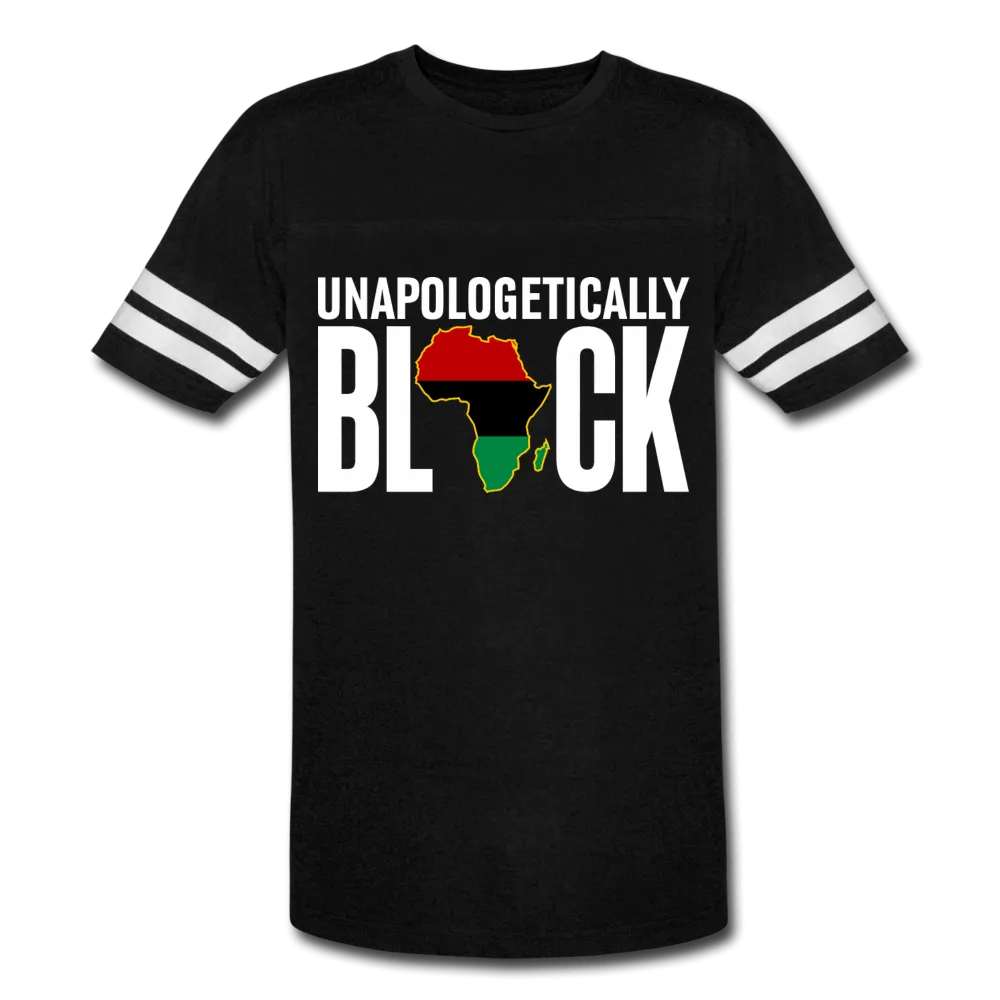 Unapologetically Black Pan African RBG Vintage Sport Unisex T-Shirt
