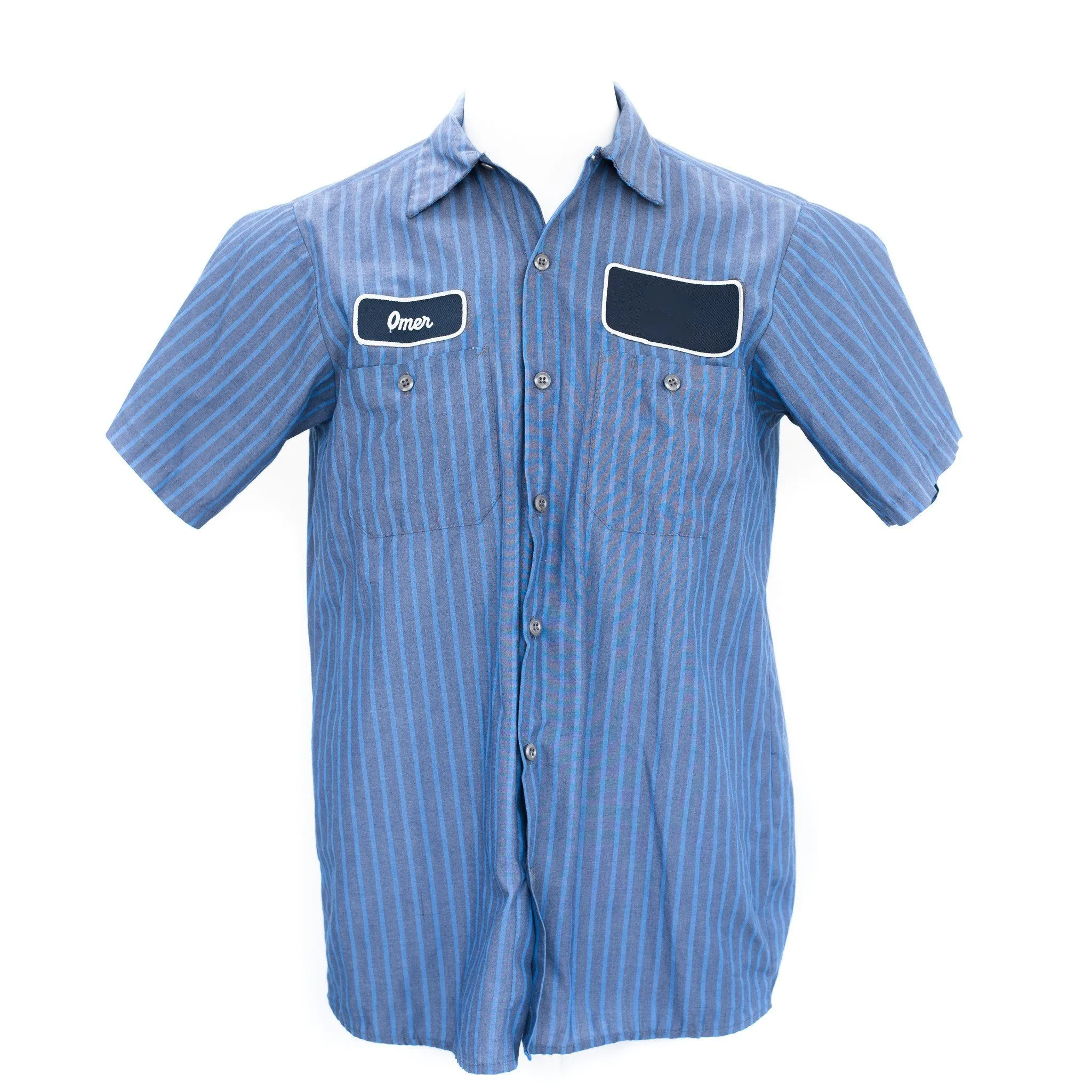 Used B-Grade Standard Stripe Work Shirt Short Sleeve - Mixed Colors